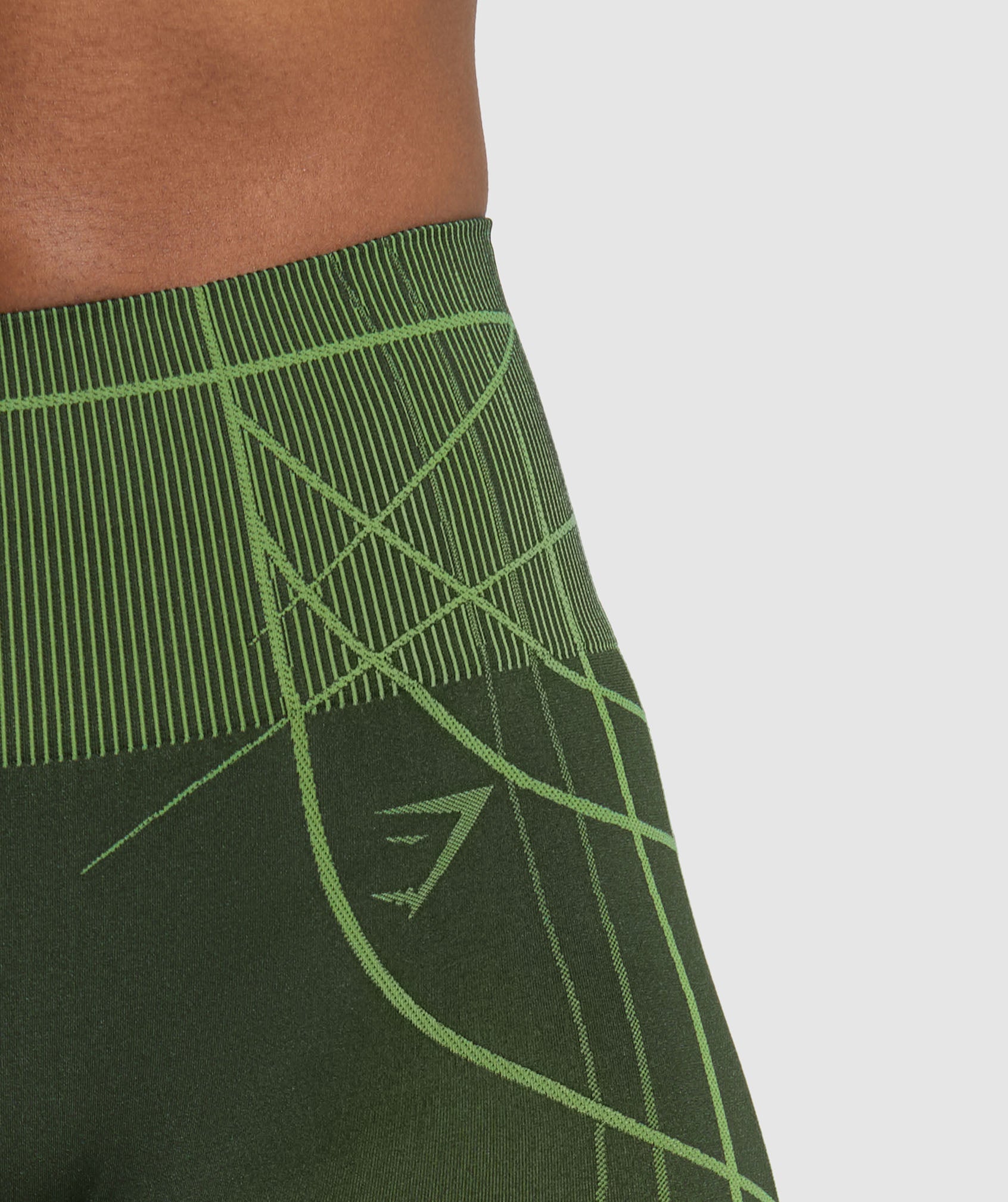 Apex Seamless Leggings - Trail Green/Energy Gelato Green