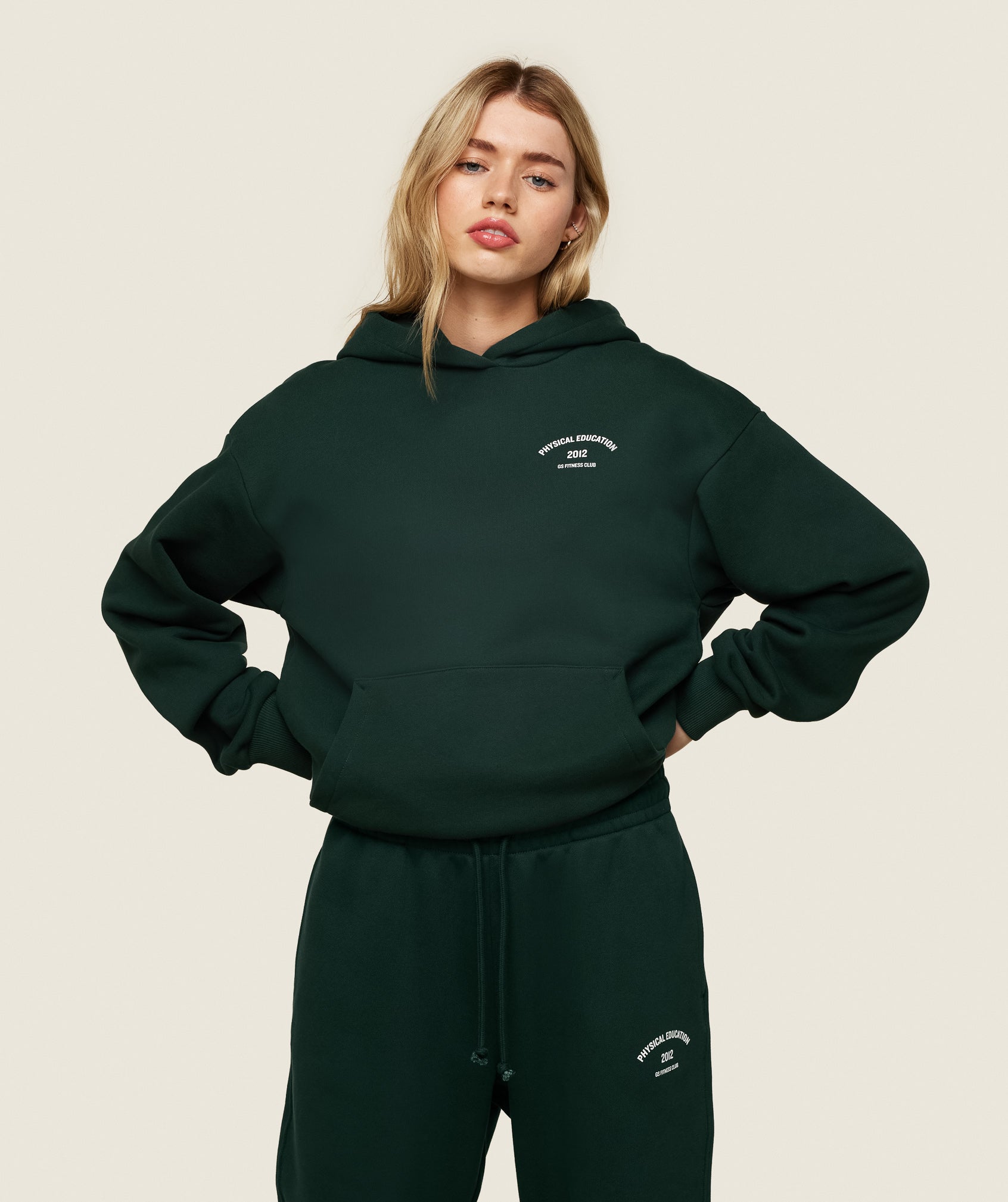 Phys Ed Graphic Hoodie - Green