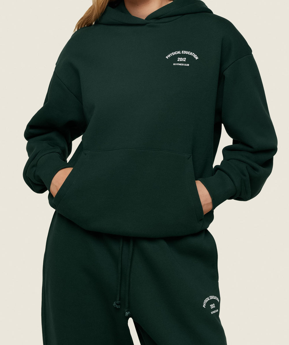 Phys Ed Graphic Hoodie - Green