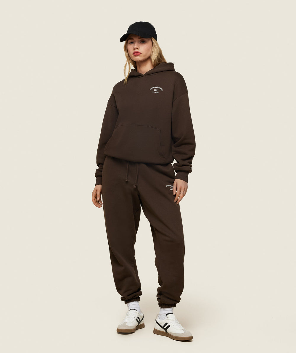 Phys Ed Graphic Hoodie - Archive Brown