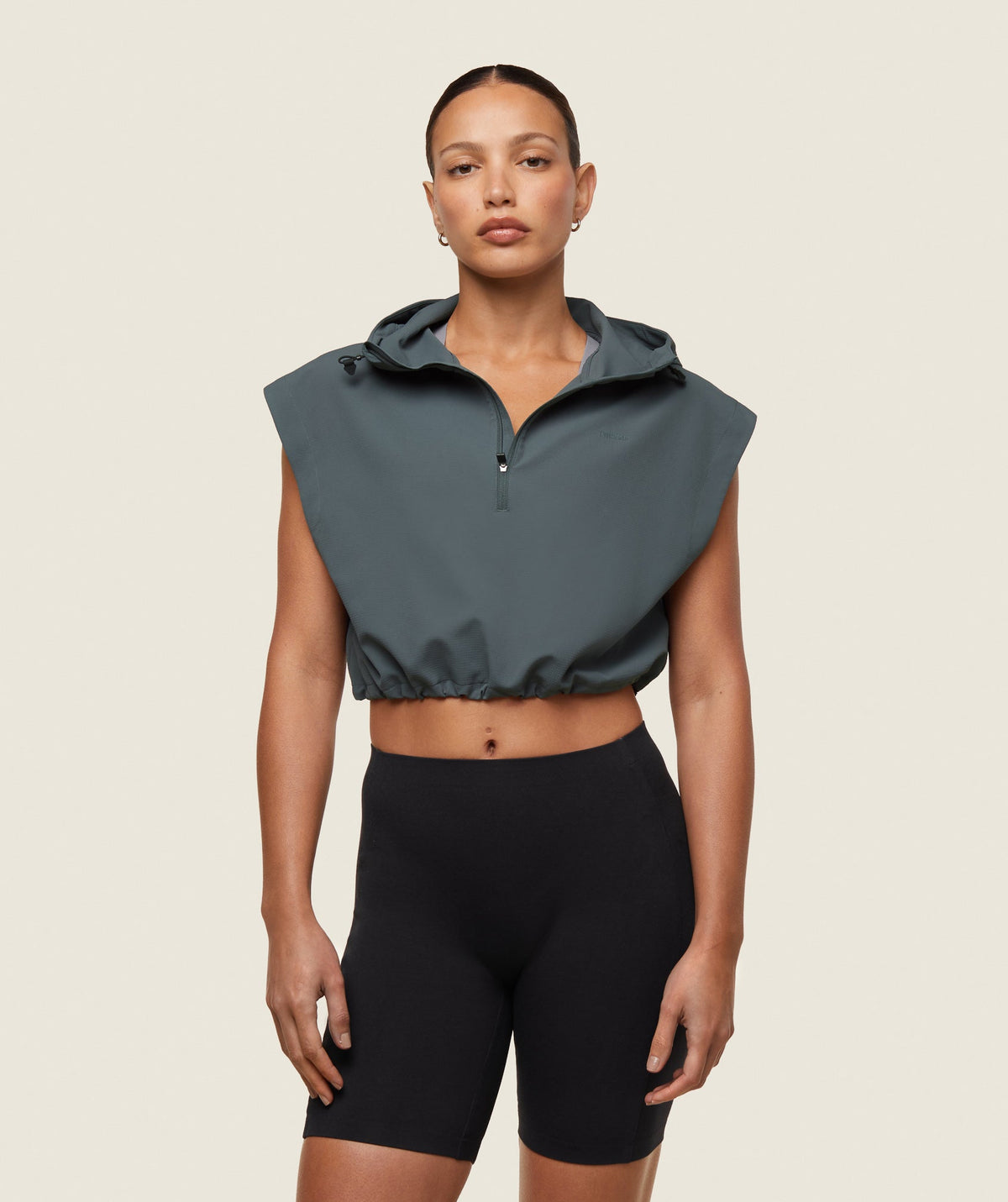 everywear Lightweight Sleeveless Jacket - Slate Teal