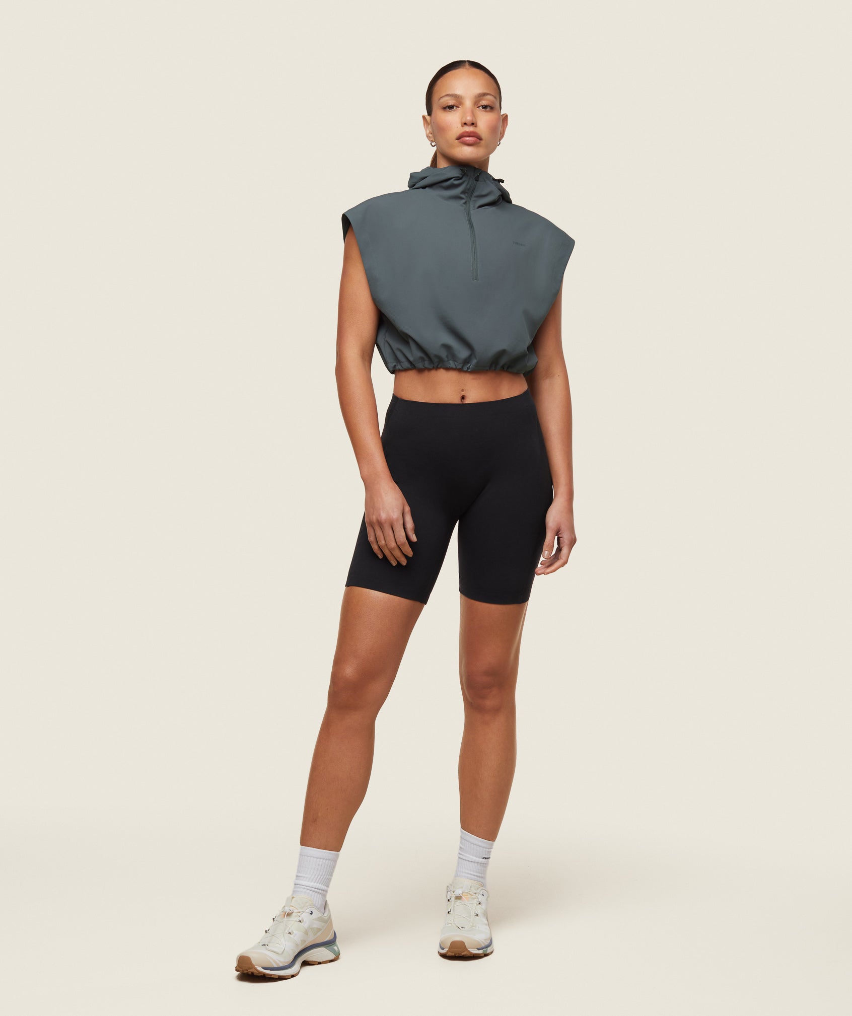 everywear Lightweight Sleeveless Jacket - Slate Teal
