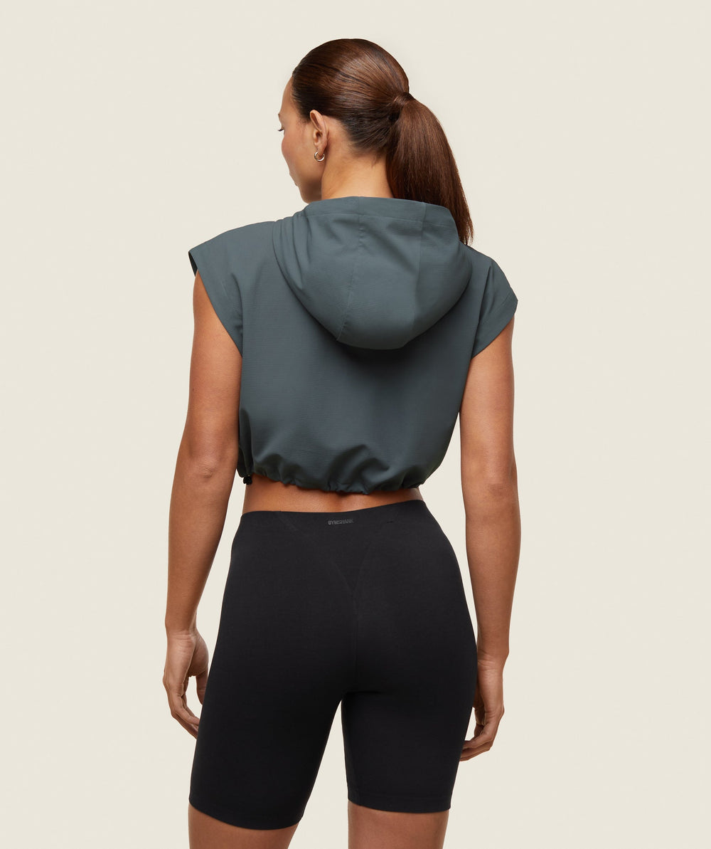 everywear Lightweight Sleeveless Jacket - Slate Teal