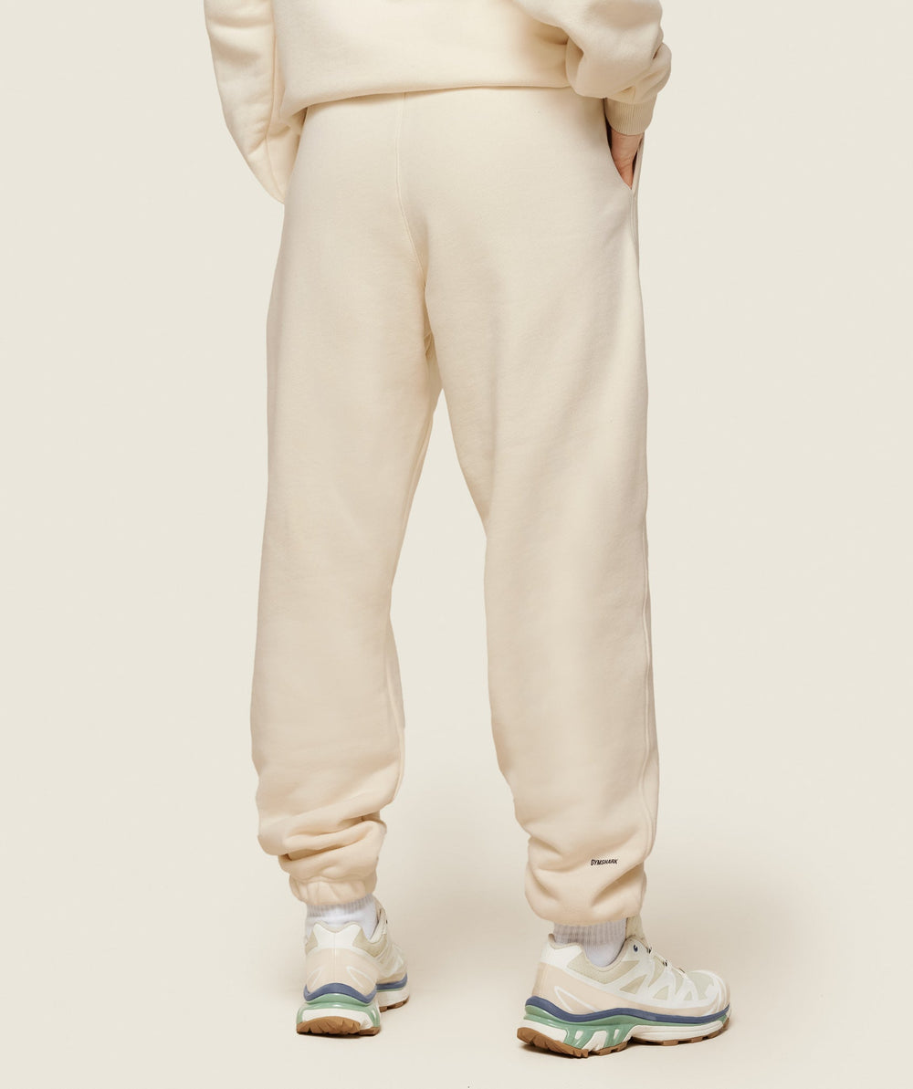 Phys Ed Graphic Sweatpants - Ecru White/Archive Brown