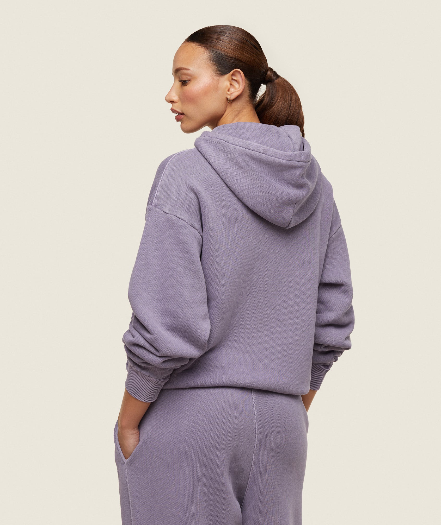 everywear Relaxed Hoodie - Fog Purple