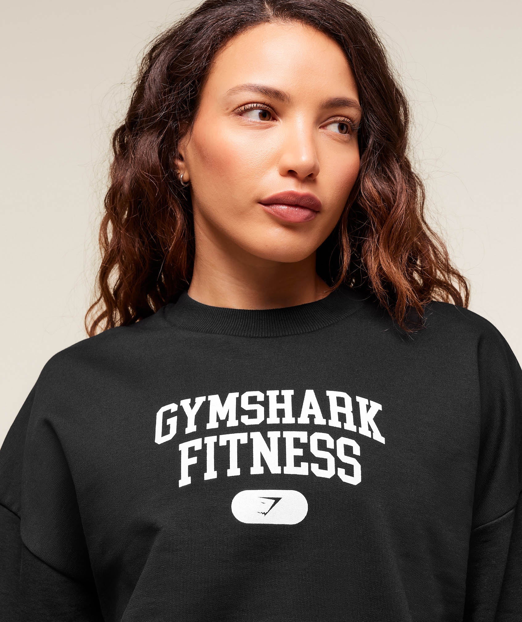 Varsity Graphic Pullover - Black