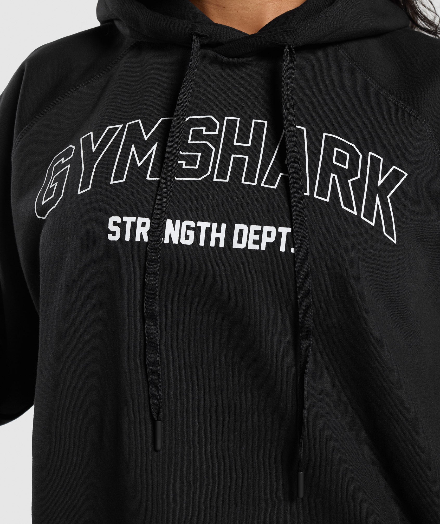 Strength Department Oversized Hoodie - Black