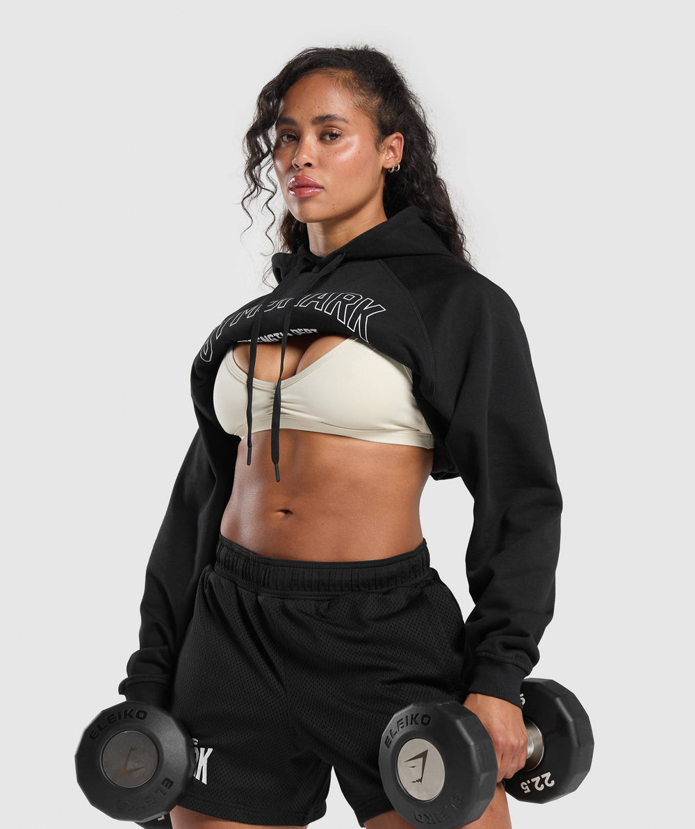 Strength Department Oversized Hoodie - Black