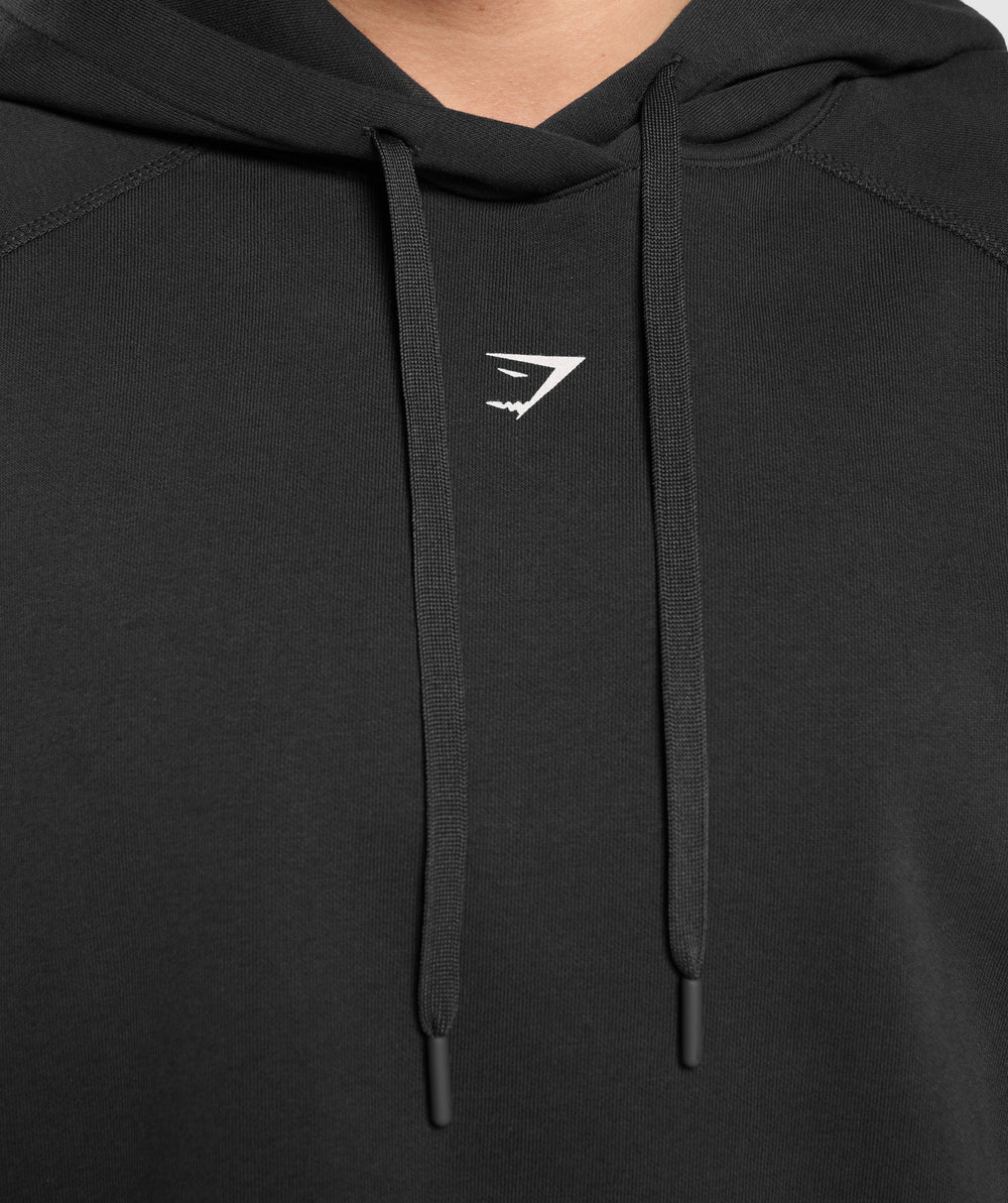 Lifting Club Graphic Brushed Hoodie - Black