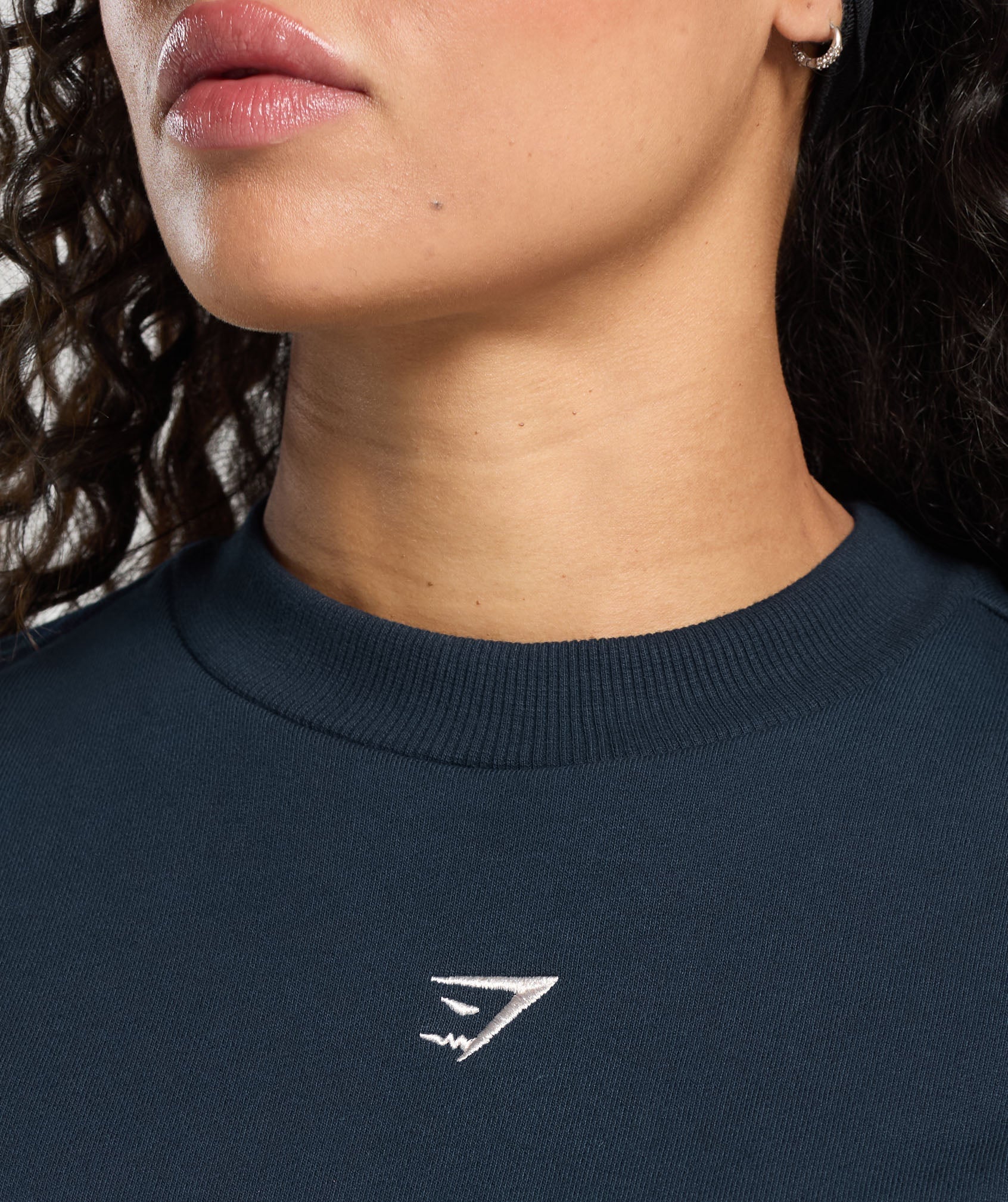 Lifting Club Oversized Sweatshirt - Navy