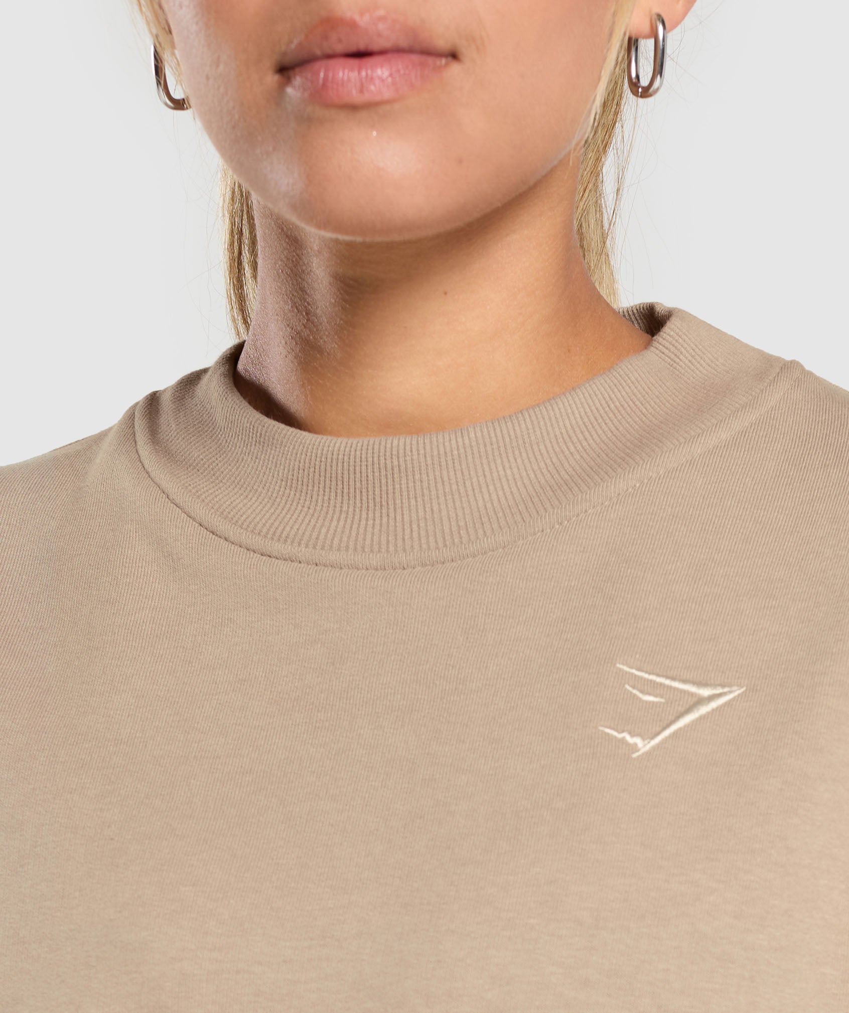 Rest Day Cotton Contour Pullover - Cement Brown