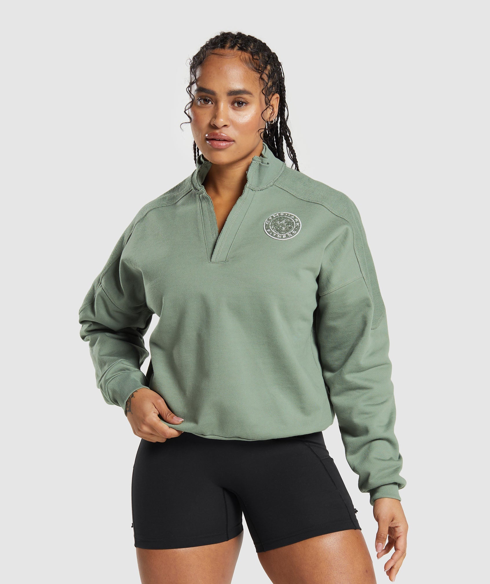 Legacy Oversized Sweatshirt - Unit Green