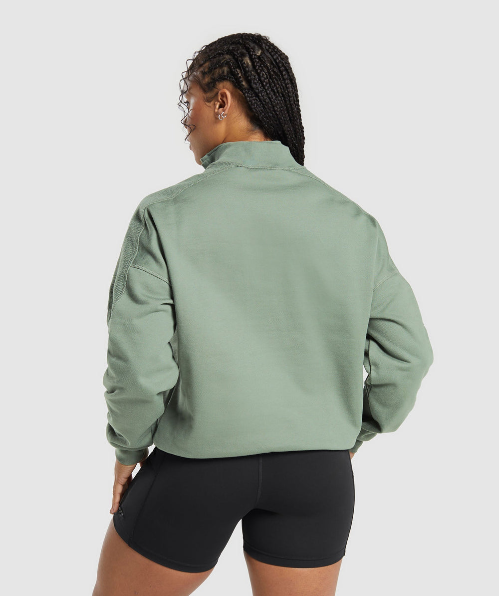 Legacy Oversized Sweatshirt - Unit Green