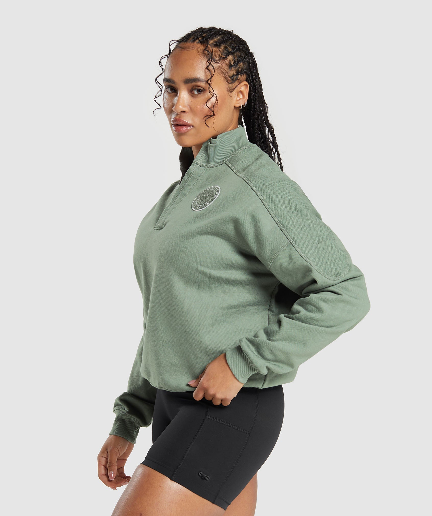 Legacy Oversized Sweatshirt - Unit Green