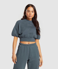 Loopback Sweat Pullover - Titanium Blue