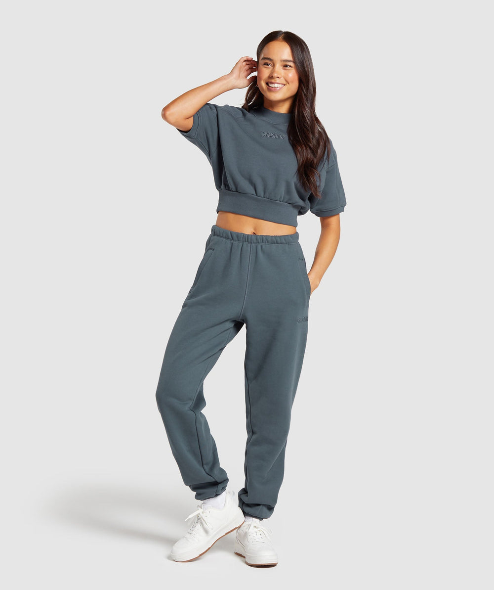 Loopback Sweat Pullover - Titanium Blue