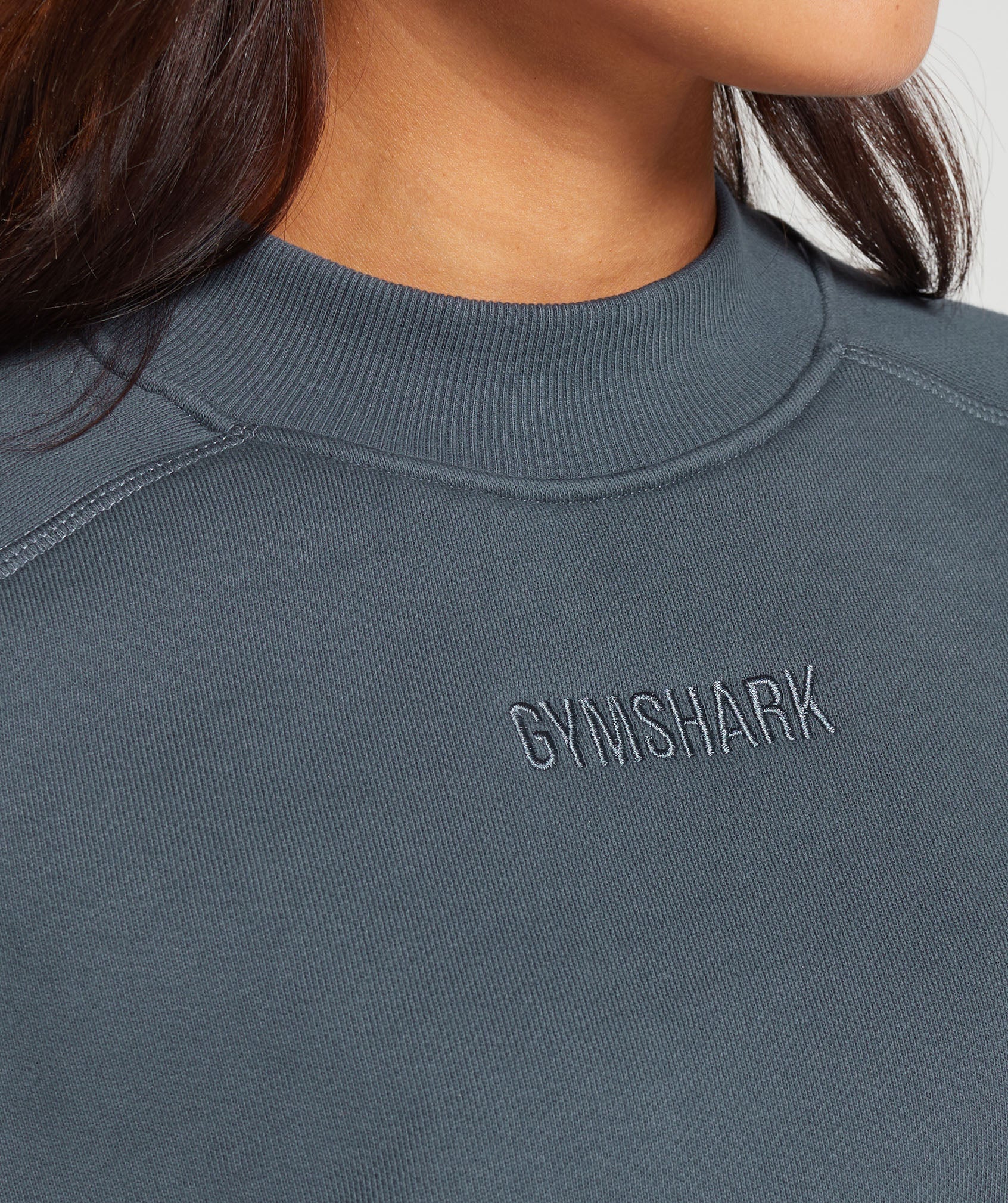 Loopback Sweat Pullover - Titanium Blue