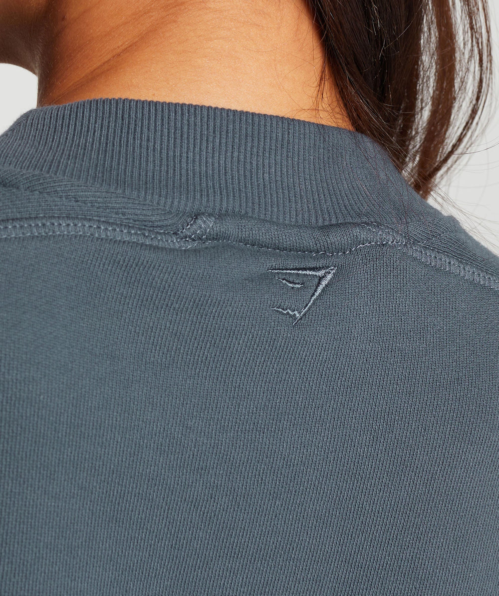 Loopback Sweat Pullover - Titanium Blue