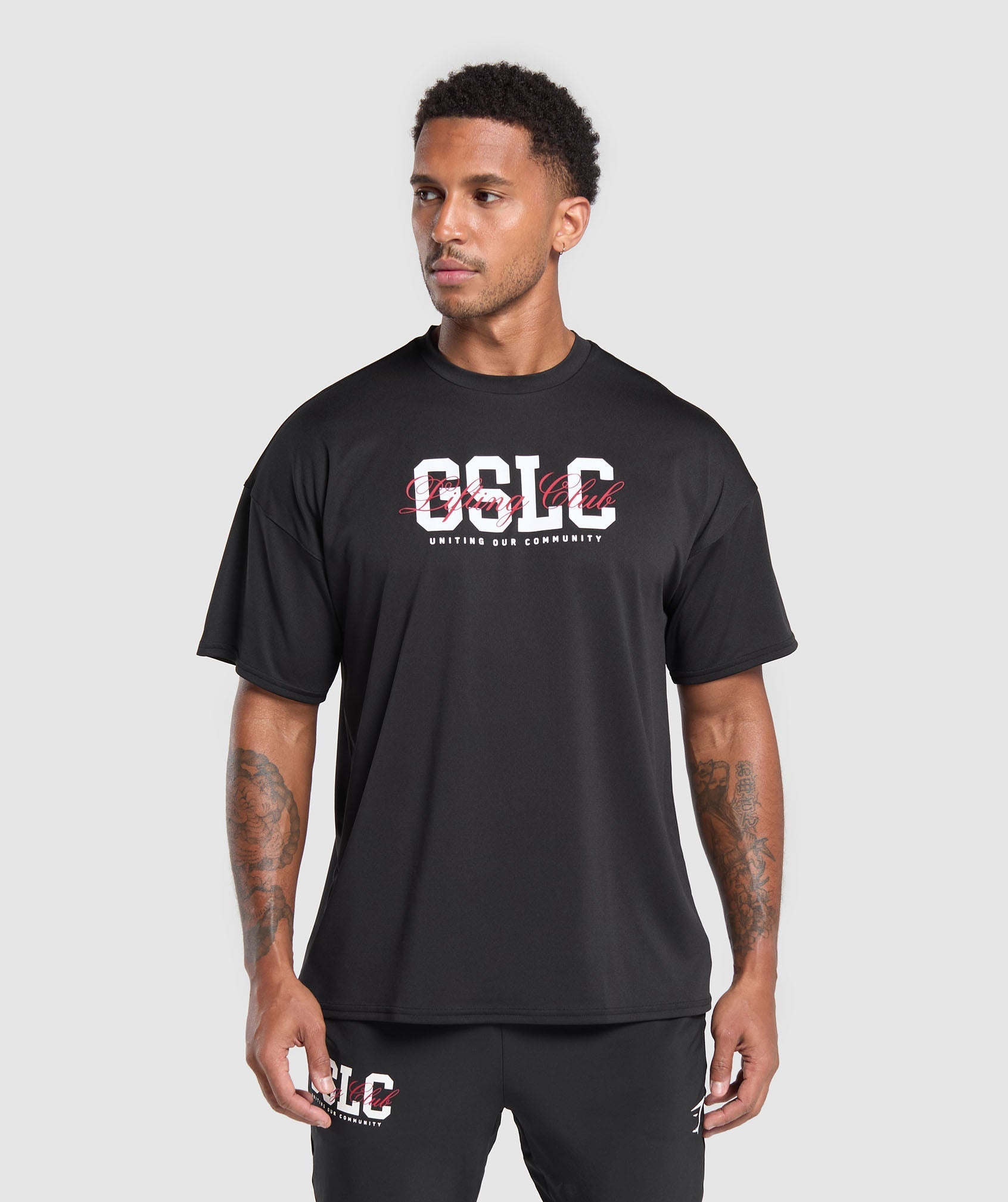 Script Graphic T-Shirt - Black