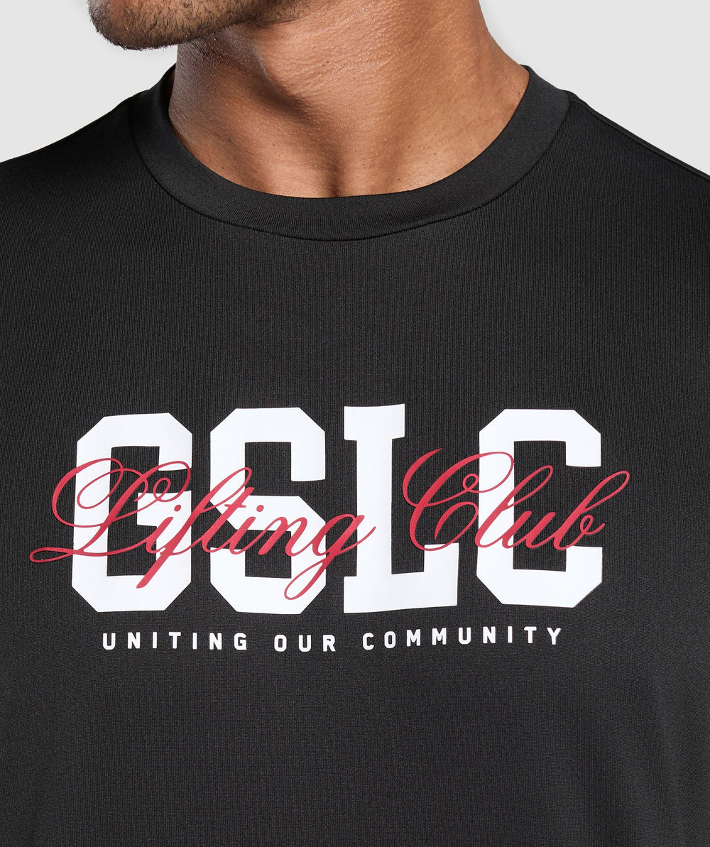 Script Graphic T-Shirt - Black
