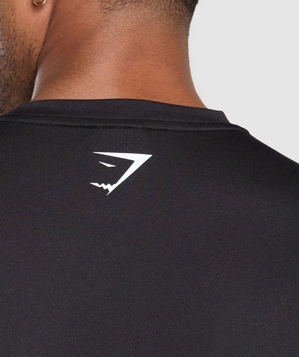 Script Graphic T-Shirt - Black