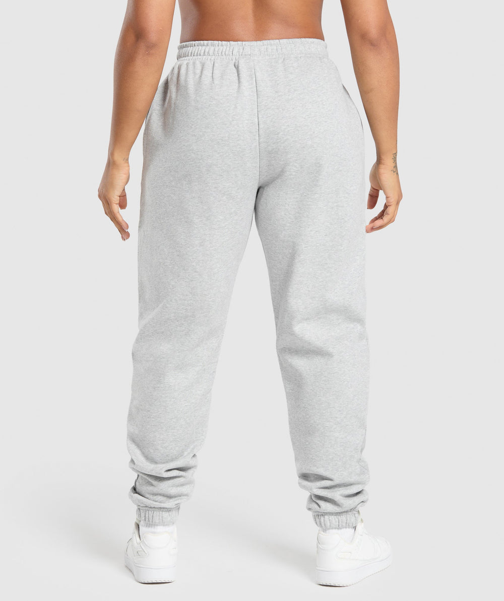 Bulking Season Brushed Joggers - Light Grey Marl