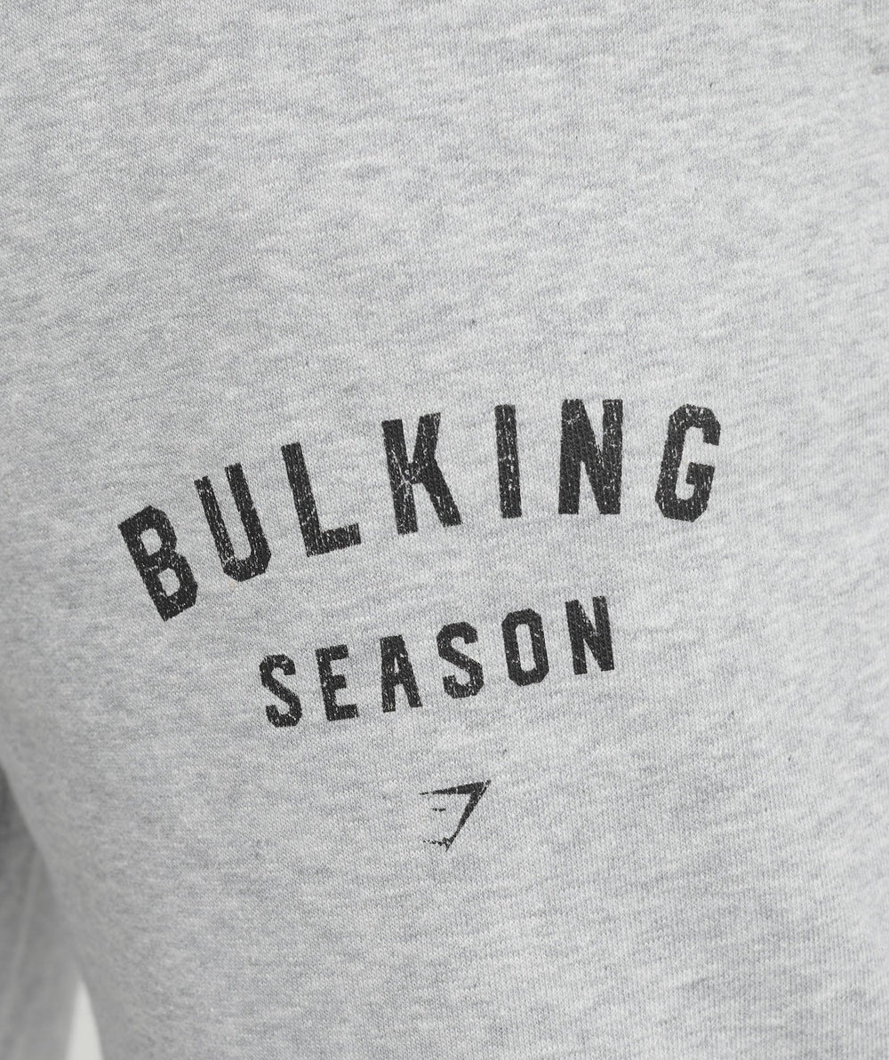 Bulking Season Brushed Joggers - Light Grey Marl