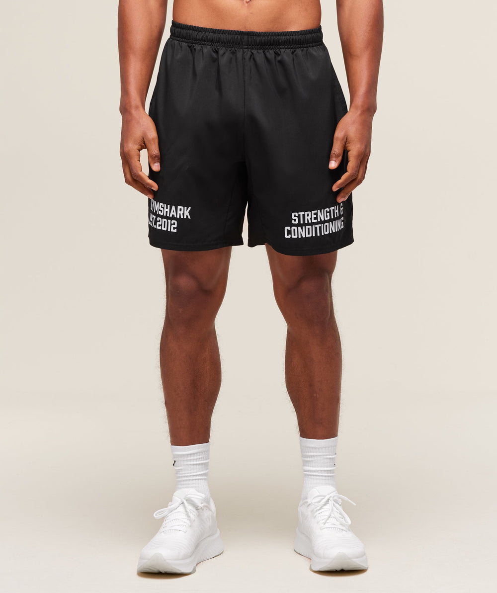 S&C Graphic 7" Shorts - Black