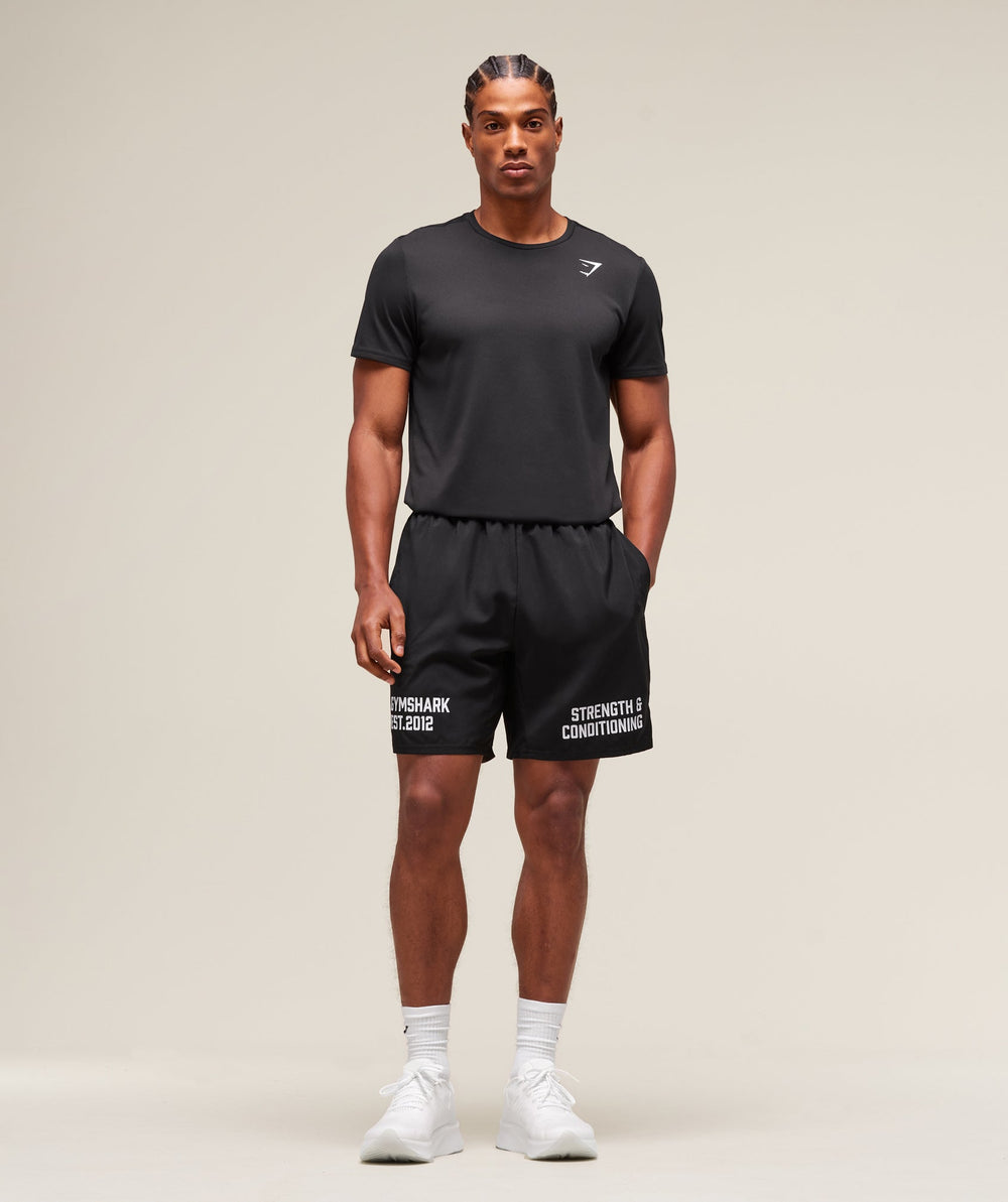 S&C Graphic 7" Shorts - Black