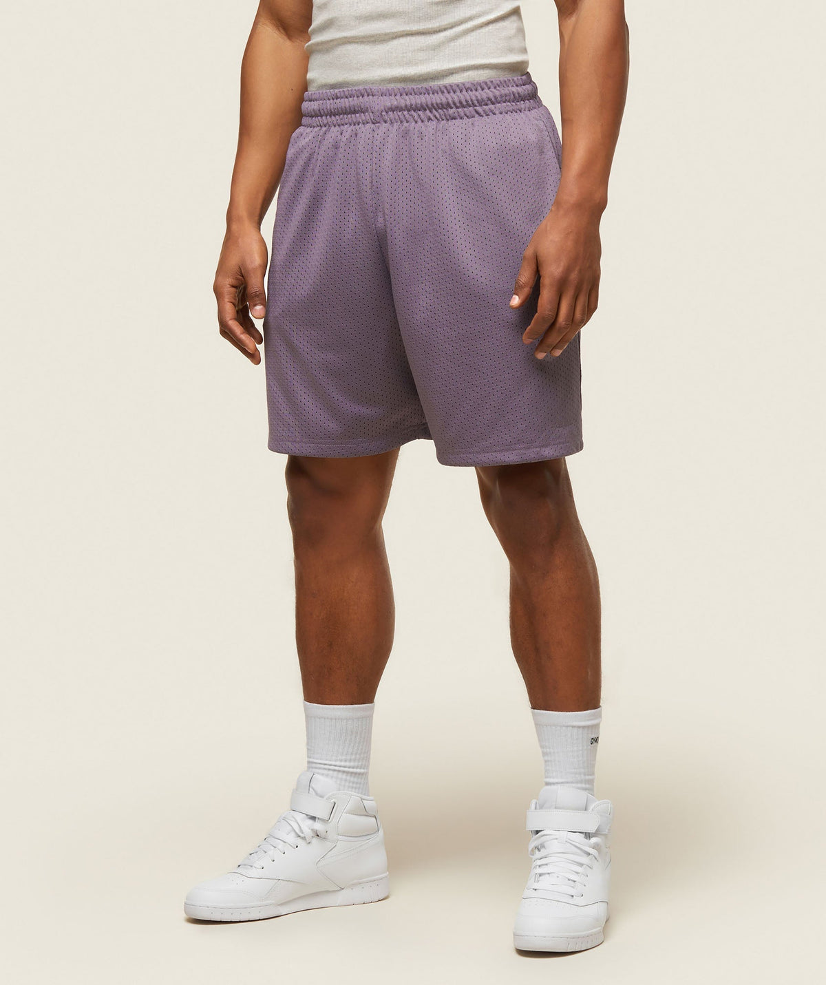 everywear Basketball Shorts - Fog Purple