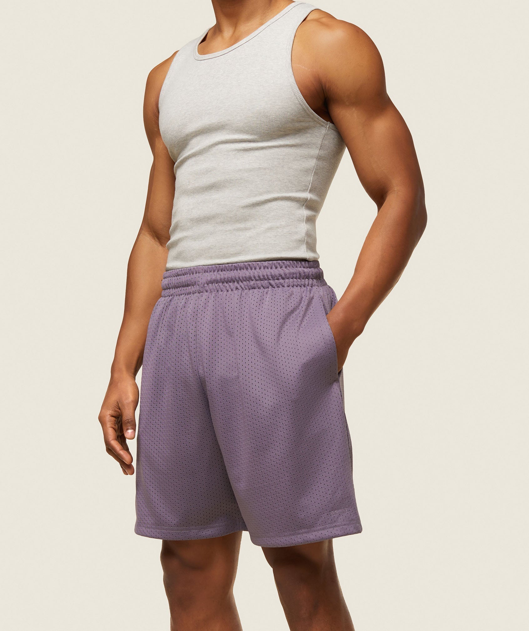 everywear Basketball Shorts - Fog Purple