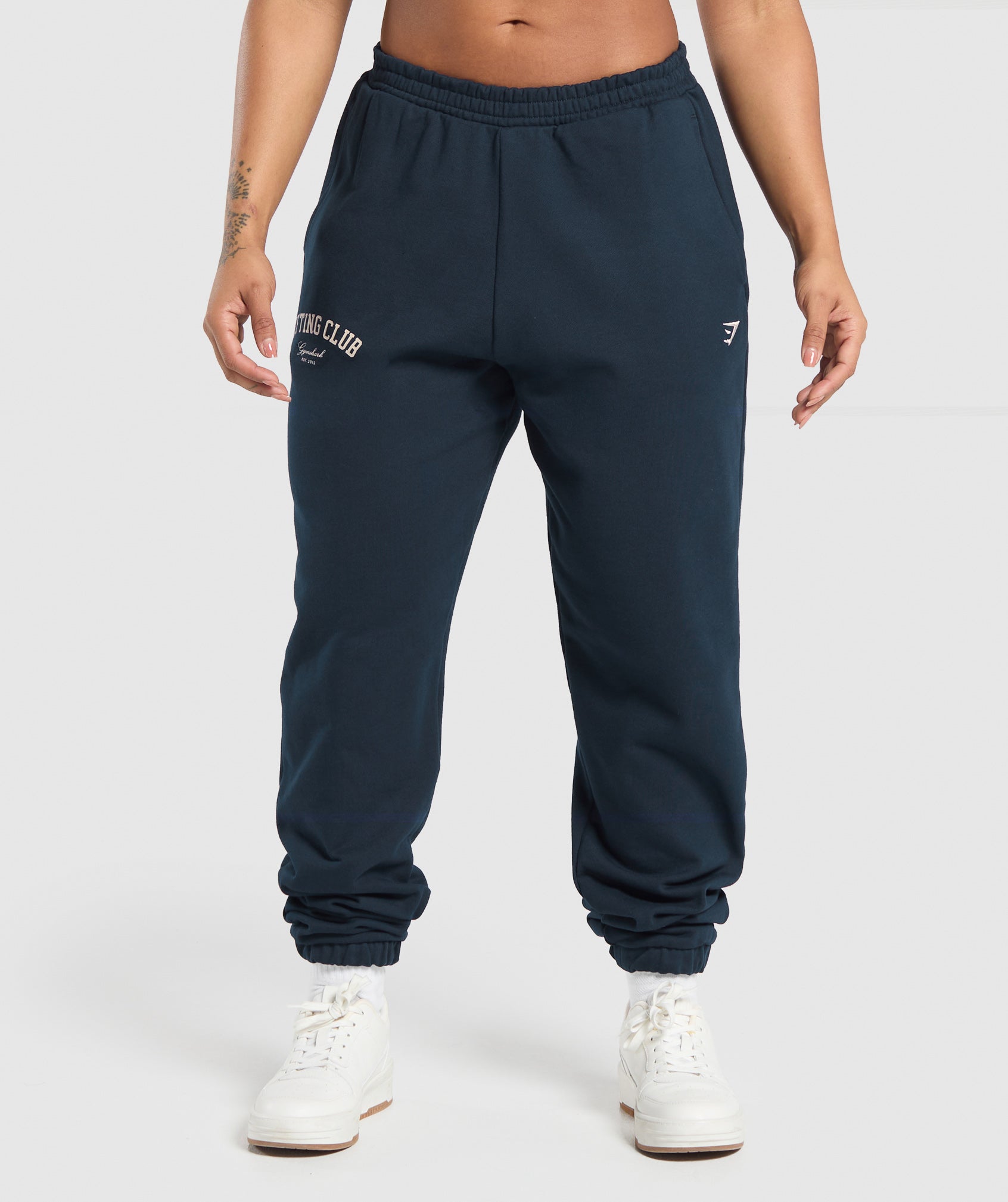 Lifting Club Oversized Joggers - Navy