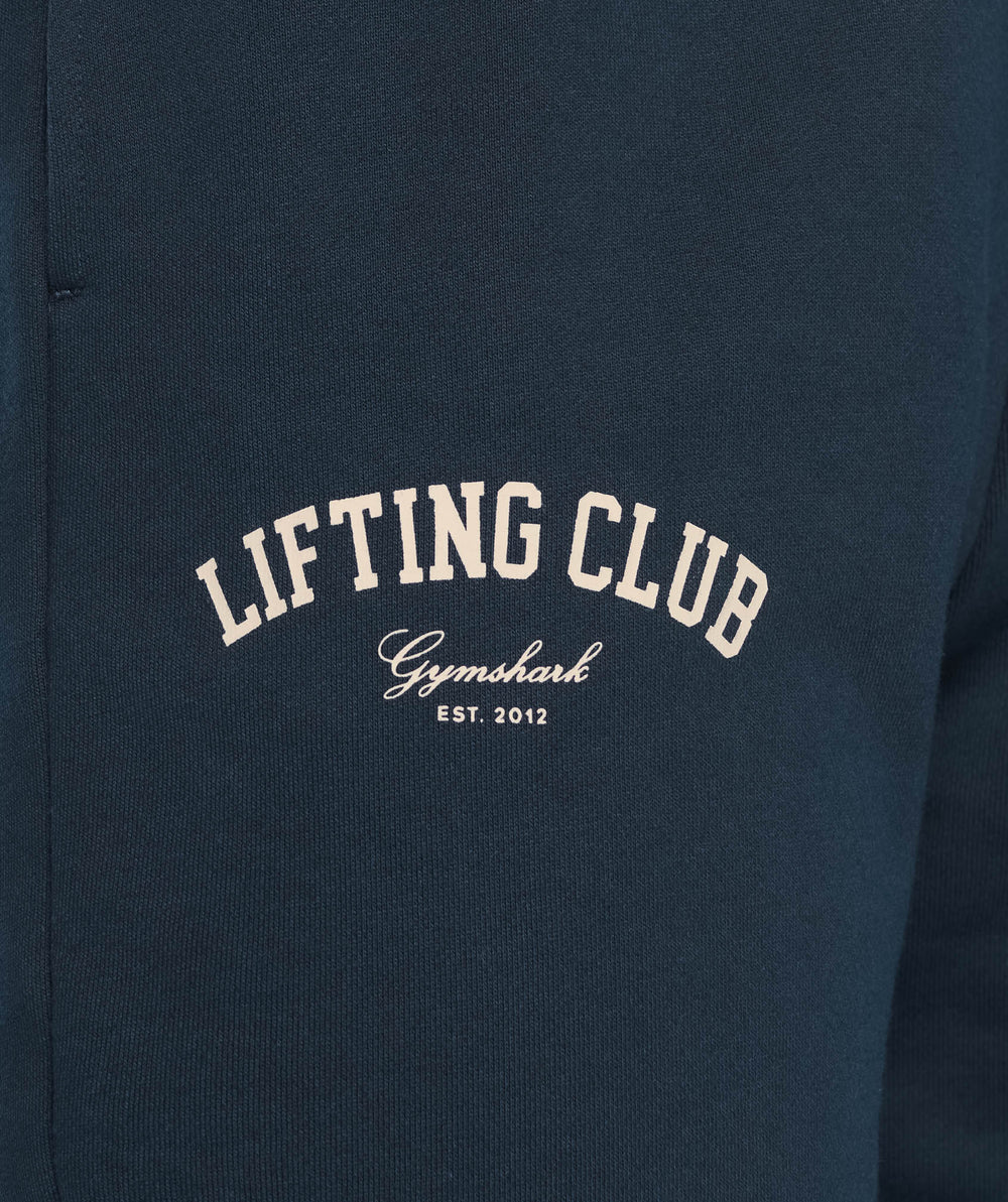 Lifting Club Oversized Joggers - Navy