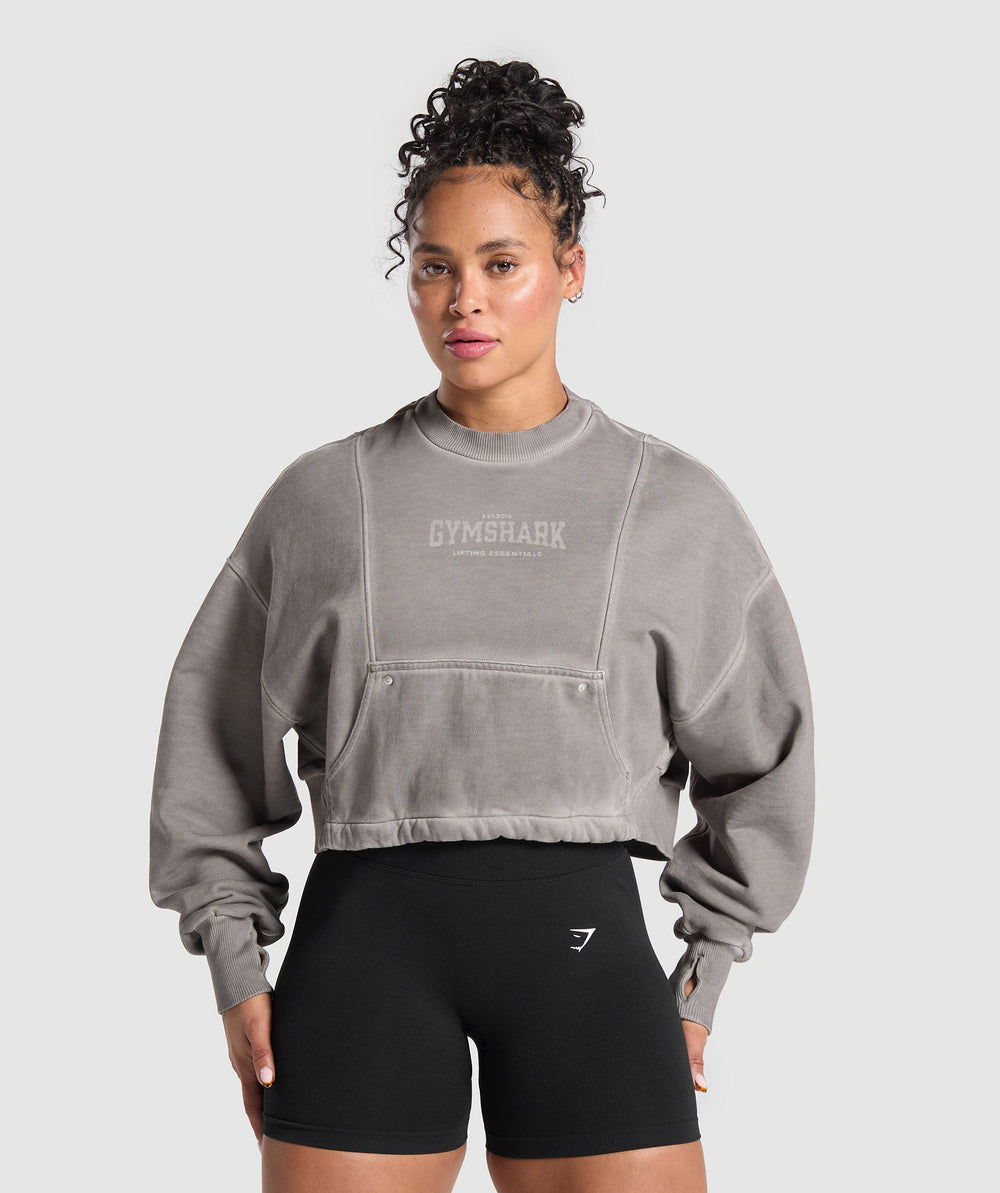 Rest Day Heavyweight Sweatshirt - Metal Grey/Asphalt Grey