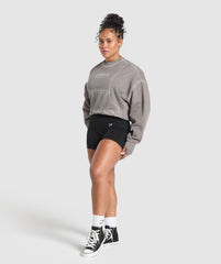 Rest Day Heavyweight Sweatshirt - Metal Grey/Asphalt Grey