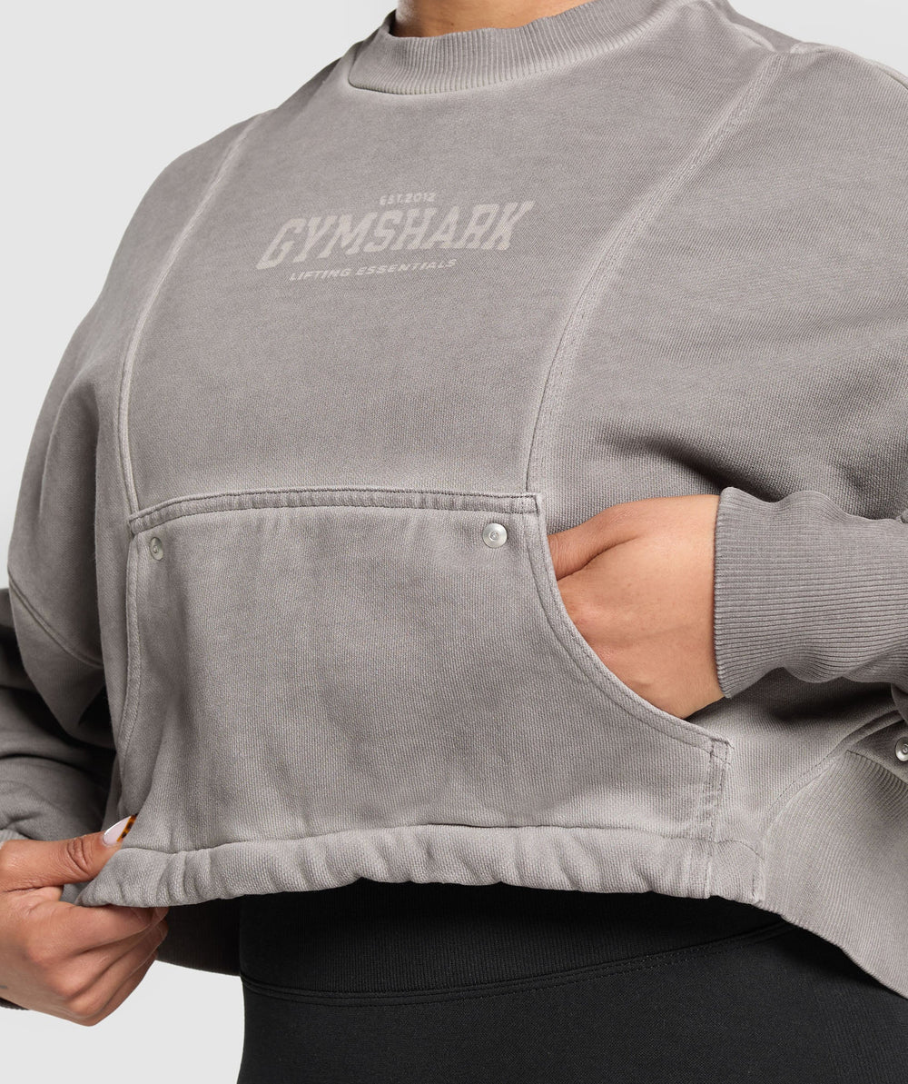 Rest Day Heavyweight Sweatshirt - Metal Grey/Asphalt Grey