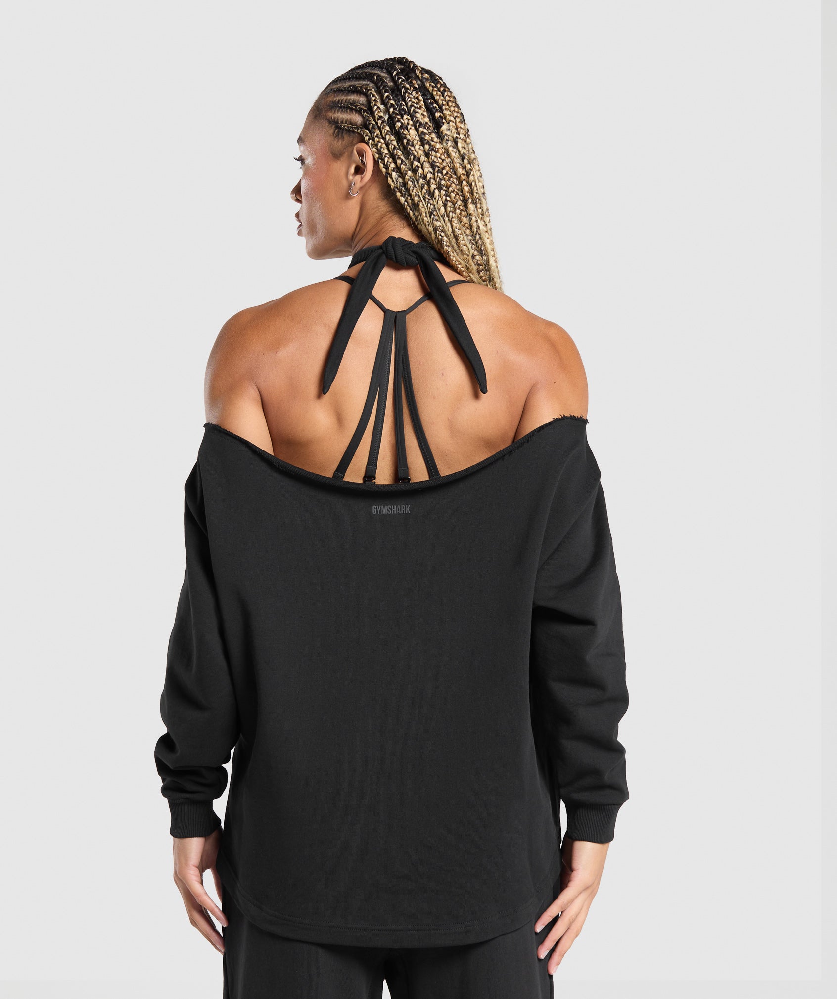 Superset Longline Sweatshirt - Black