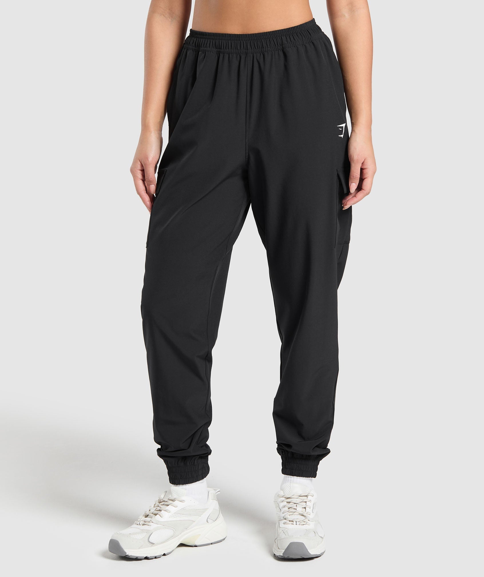 Woven Cargo Pant - Black