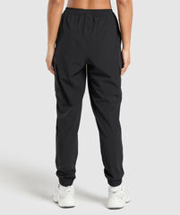 Woven Cargo Pant - Black