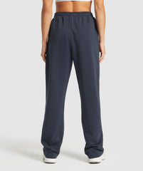 Training Fleece Straight Leg Joggers - Heavy Blue