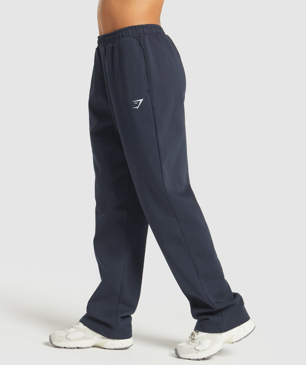 Training Fleece Straight Leg Joggers - Heavy Blue