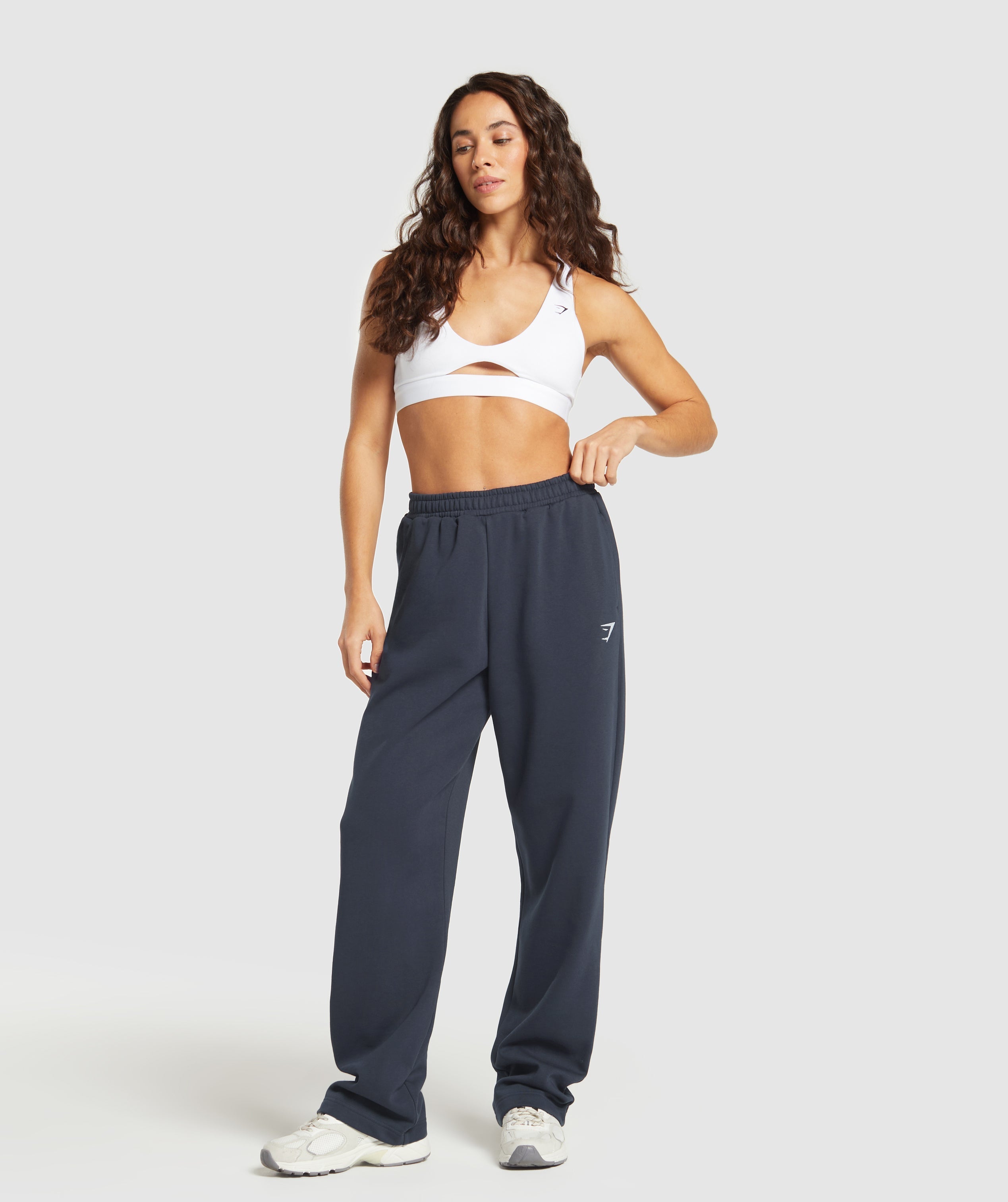 Training Fleece Straight Leg Joggers - Heavy Blue