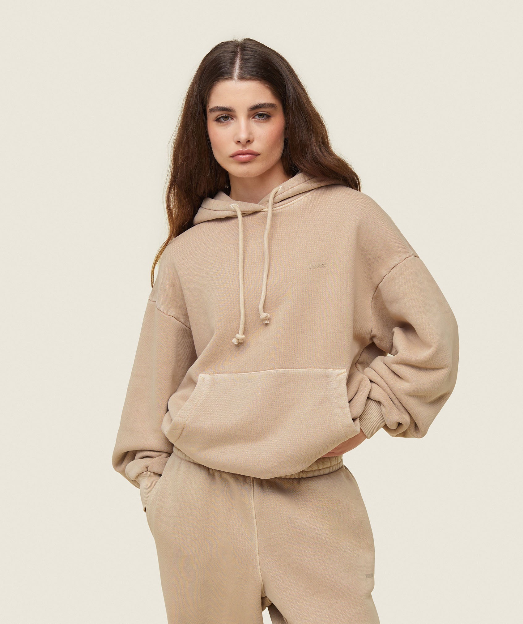 everywear Relaxed Hoodie - Deep Beige