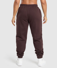 Bulking Season Brushed Joggers - Heritage Brown