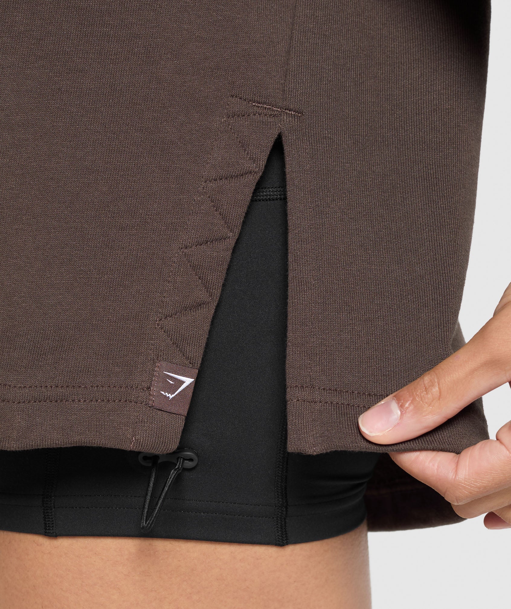 Superset Longline Sweatshirt - Deep Brown
