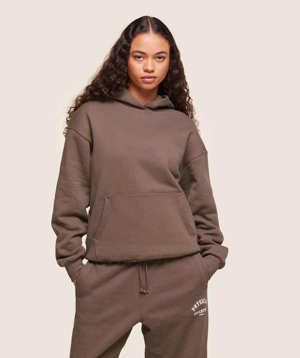 Phys Ed Logo Hoodie - Penny Brown