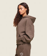 Phys Ed Logo Hoodie - Penny Brown