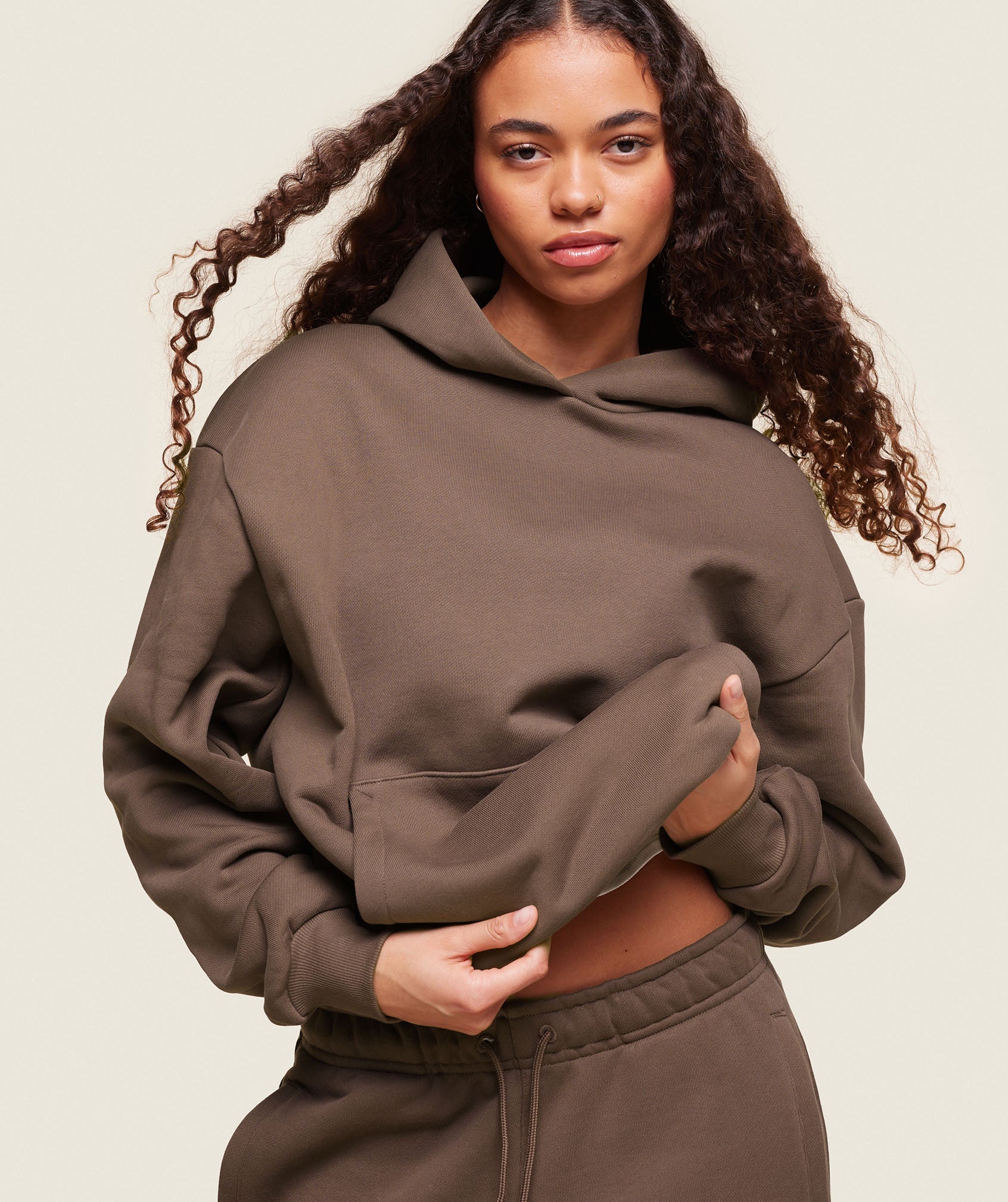 Phys Ed Logo Hoodie - Penny Brown