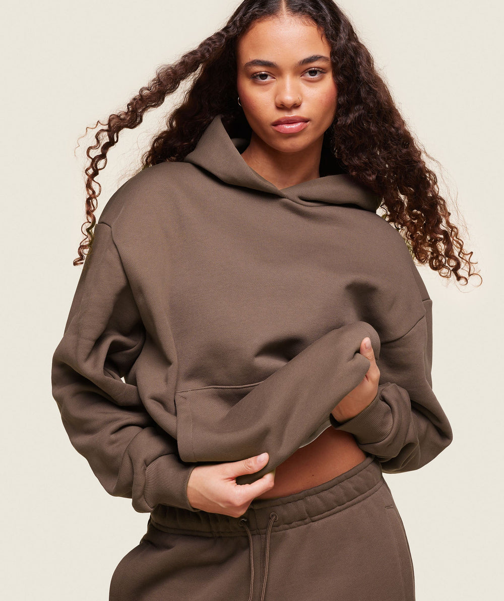 Phys Ed Logo Hoodie - Penny Brown