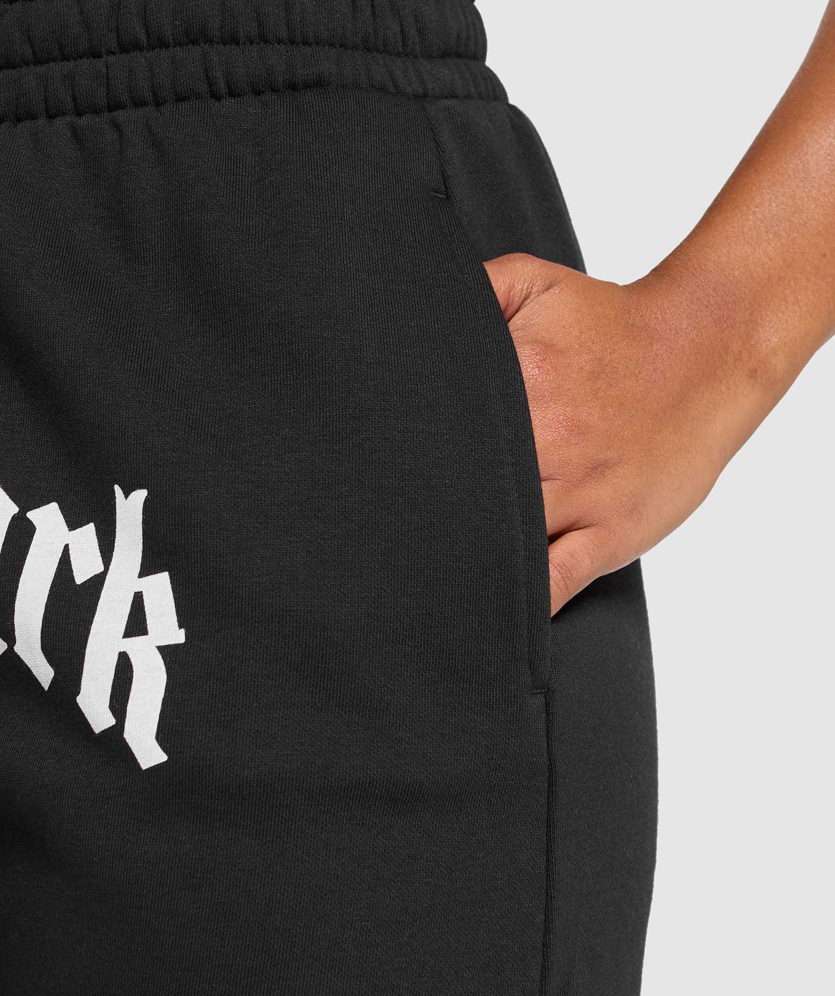 Strength Department Graphic Shorts - Black
